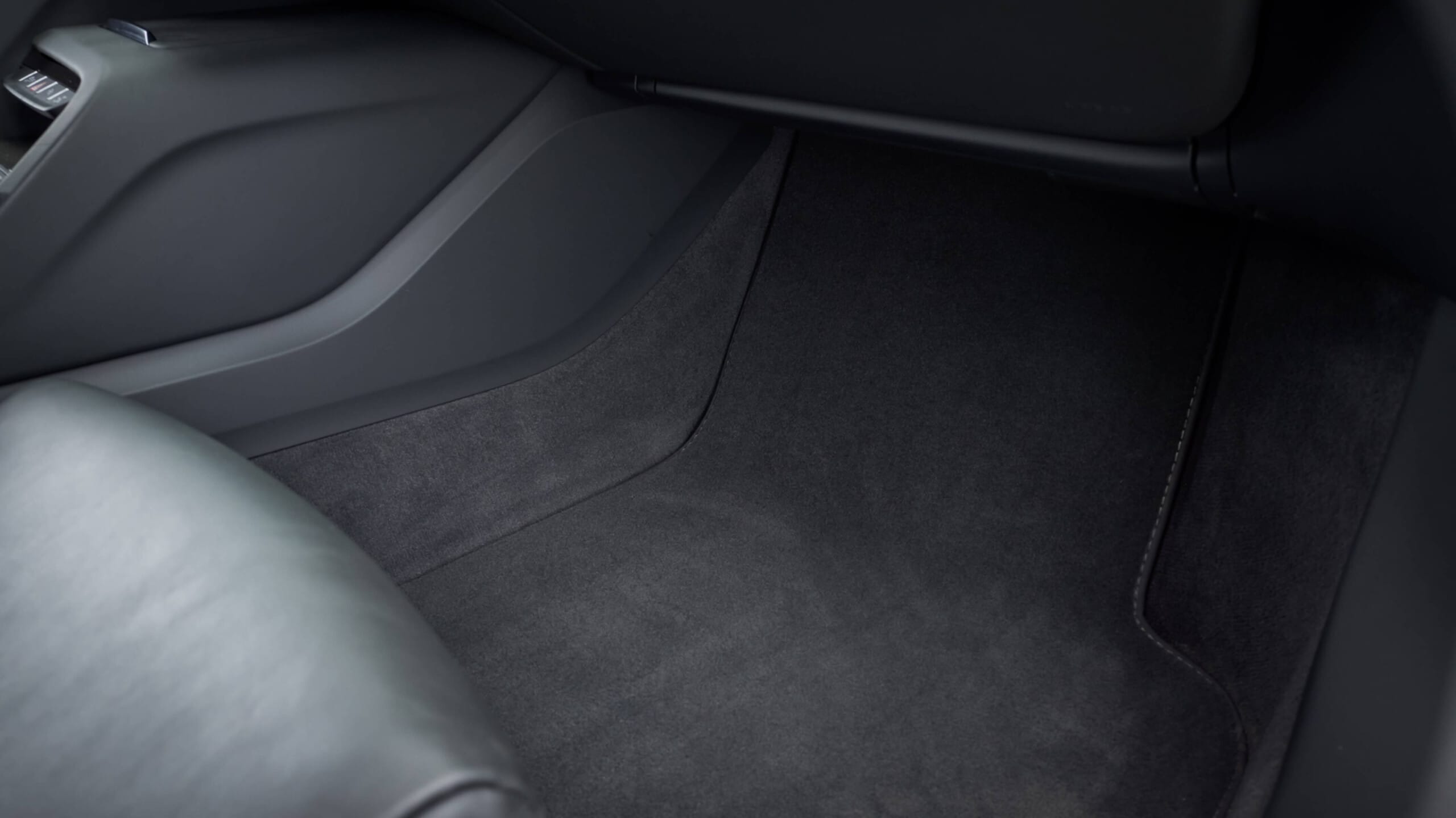 Passenger seat All-weather floor mats inside of cars